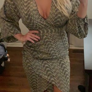 Boohoo long sleeve dress.